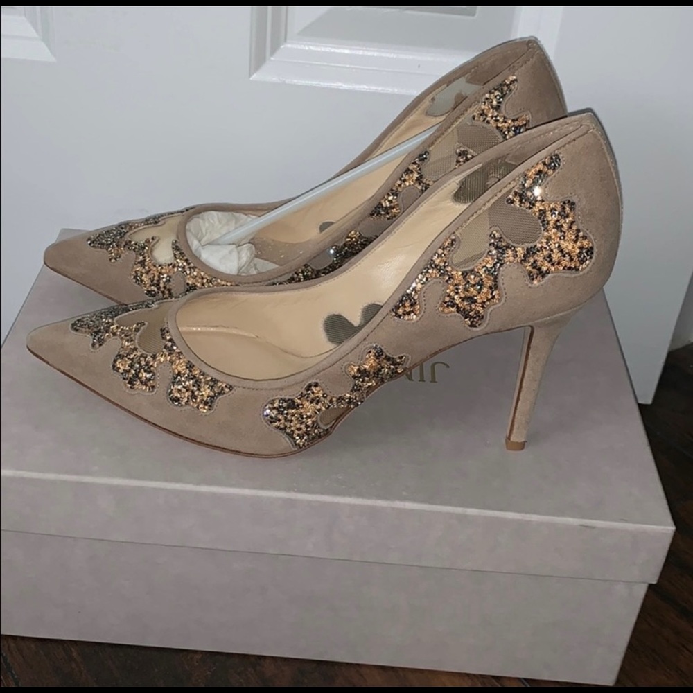 New Jimmy Choo shoes.